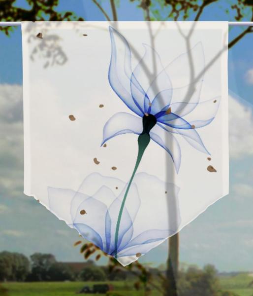 Lule duo blue, Scheibenhänger spitz